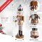 Christmas Candyland Gingerbread Nutcracker – Wooden Nutcracker Candy Man with Candy Cane and Gingerbread Cookies in Hand Xmas Themed Holiday Nut Cracker Doll Figure Decorations